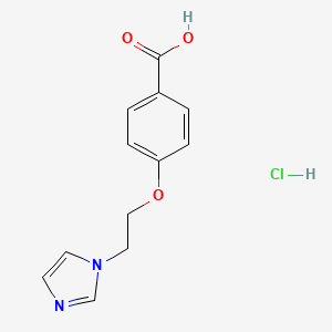 Chemical structure of Dazoxiben