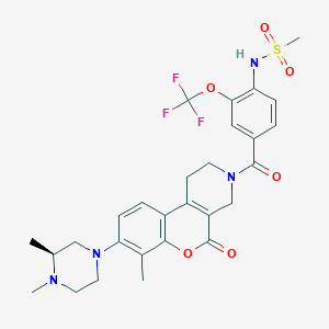 Chemical structure of DS18561882