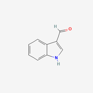 Chemical structure of Indole-3-carboxaldehyde