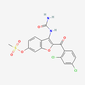 Chemical structure of Lirimilast