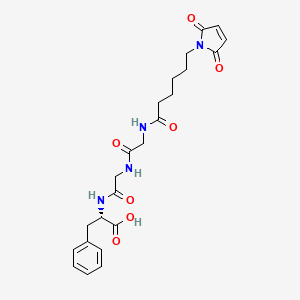 Chemical structure of MC-Gly-Gly-Phe