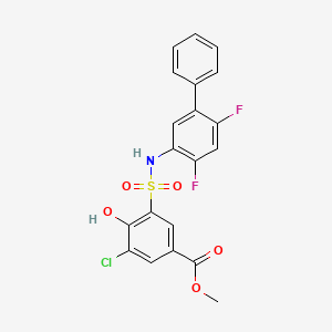 Chemical structure of NDI-091143