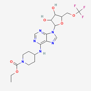 Chemical structure of PGlu-3-methyl-His-Pro-NH2 TFA