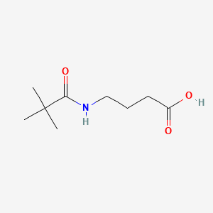 Chemical structure of Pivagabine