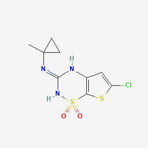 Chemical structure of Tifenazoxide