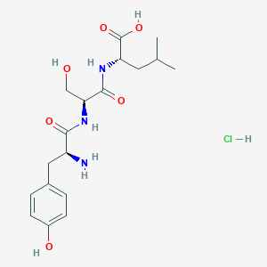 Chemical structure of Tyroserleutide hydrochloride