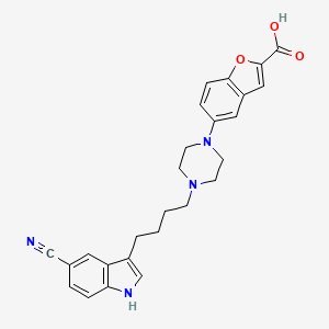 Chemical structure of Vilazodone carboxylic acid