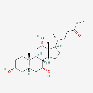 Chemical structure of Methyl cholate