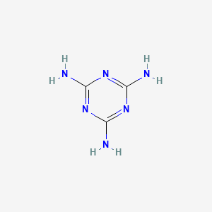 Chemical structure of Melamine