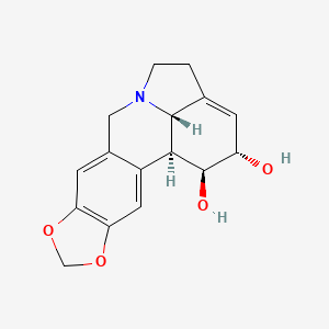 Chemical structure of Lycorine