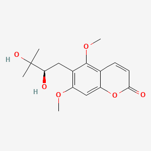 Chemical structure of Toddalolactone