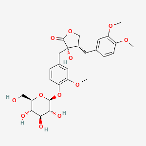 Chemical structure of Tracheloside