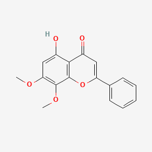 Chemical structure of Moslosooflavone