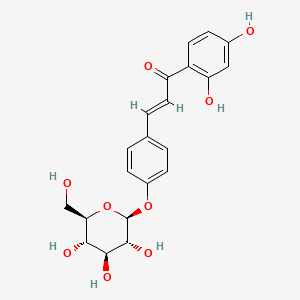 Chemical structure of Isoliquiritin