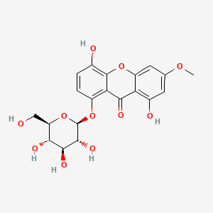 Chemical structure of Swertianolin