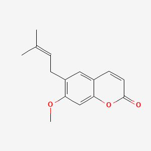 Chemical structure of Suberosin