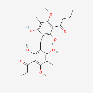 Chemical structure of Pseudoaspidin