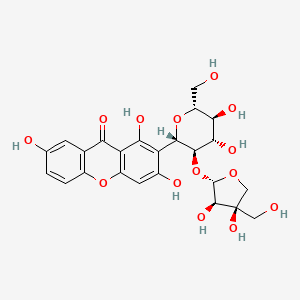 Chemical structure of Sibiricaxanthone B