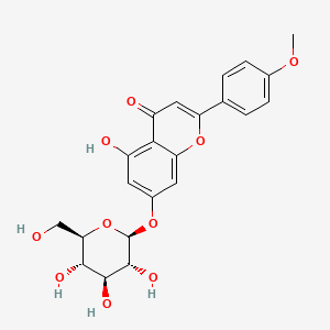 Chemical structure of Tilianin