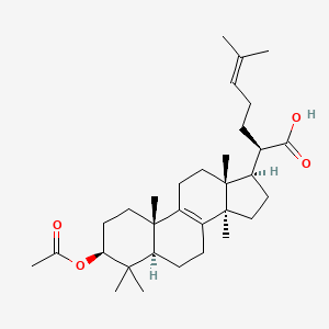 Chemical structure of Tsugaric acid A