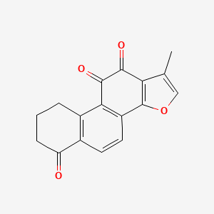Chemical structure of Nortanshinone