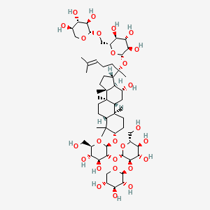 Chemical structure of Notoginsenoside Fc