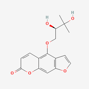 Chemical structure of Oxypeucedanin hydrate