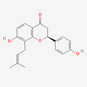 Chemical structure of Isobavachin