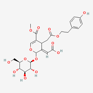 Chemical structure of Ligustrosidic acid
