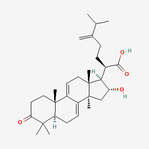 Chemical structure of Polyporenic acid C