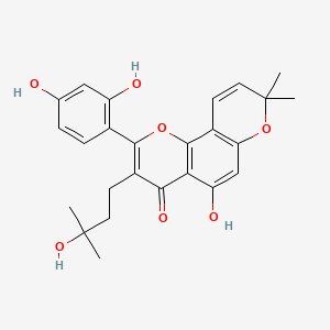 Chemical structure of Morusinol