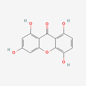 Chemical structure of Demethylbellidifolin