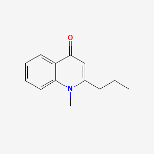 Chemical structure of Leptomerine