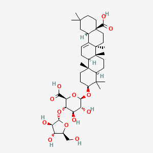Chemical structure of Tarasaponin VI
