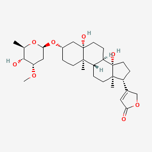 Chemical structure of Periplocymarin