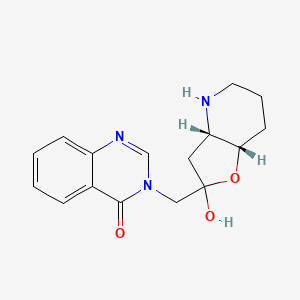 Chemical structure of Isofebrifugine