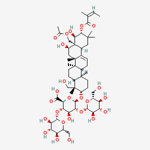 Chemical structure of Isoescin IB
