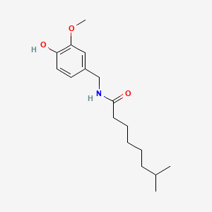 Chemical structure of Nordihydrocapsaicin