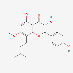 Chemical structure of Isoanhydroicaritin