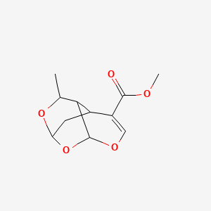 Chemical structure of Sarracenin