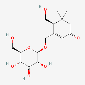 Chemical structure of Jasminoside B