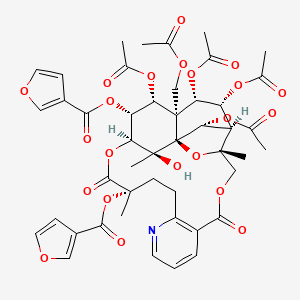 Chemical structure of Triptonine B