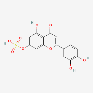 Chemical structure of Luteolin 7-sulfate