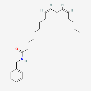 Chemical structure of N-Benzyllinoleamide