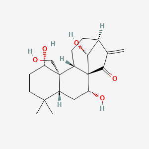 Chemical structure of Kamebakaurin
