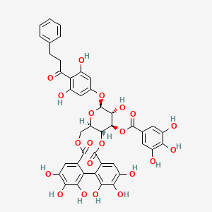 Chemical structure of Thonningianin A