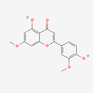 Chemical structure of Velutin
