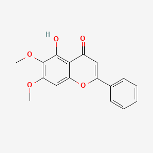 Chemical structure of Mosloflavone