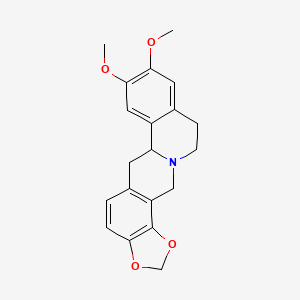 Chemical structure of (+-)-Sinactine