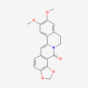 Chemical structure of Oxyepiberberine